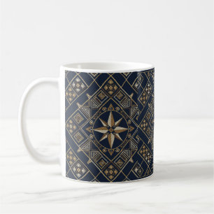 Marokkanischer Teppich Compass Star Kaffeetasse