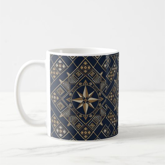 Marokkanischer Teppich Compass Star Kaffeetasse (Links)