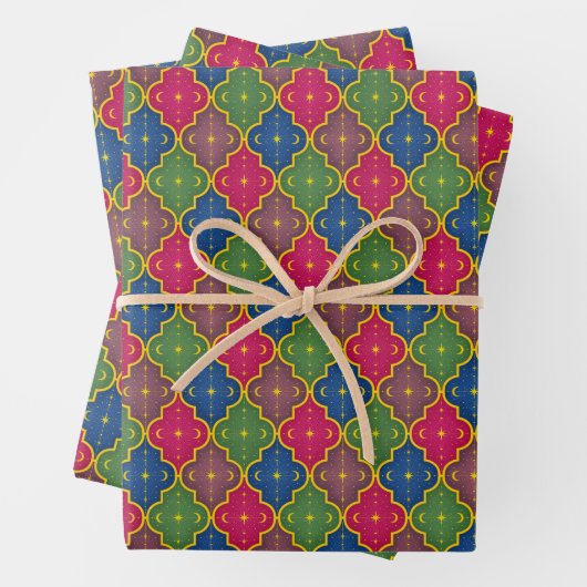 Marokkanischer Tile (kleiner Maßstab) Geschenkpapier Set (Beispiel)