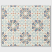 Marokkanischer Tile - Periwinkle Geschenkpapier (Flach)