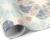 Marokkanischer Tile - Periwinkle Geschenkpapier (Rolleneckpunkt)