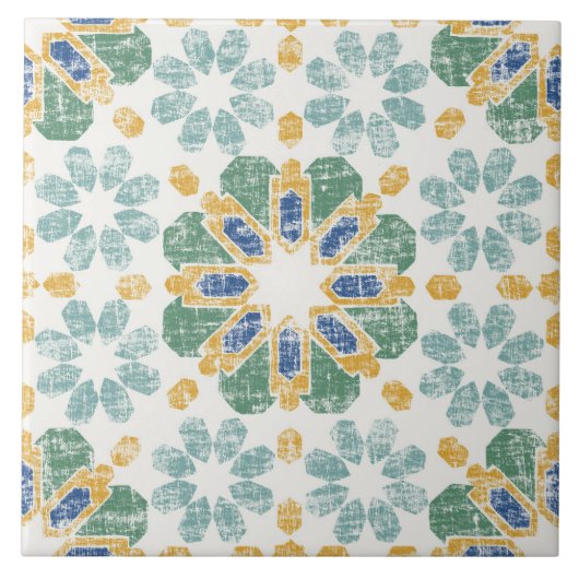 Marokkanischer Tile - Teich Fliese (Vorderseite)