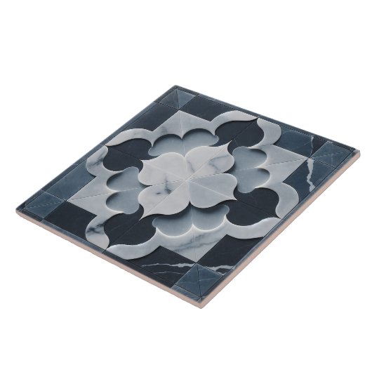 Marokkanischer Tonschiefer Grau und Platinum Fliese (Seite)