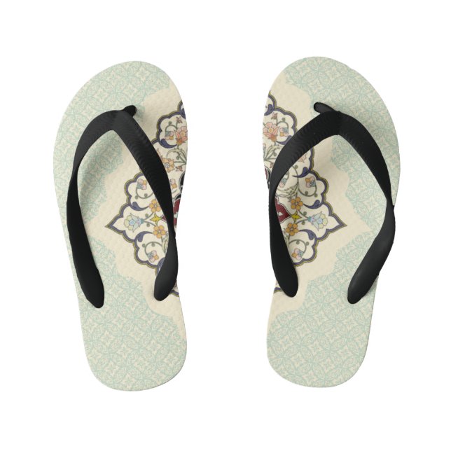 Marokkanischer Traum - Flip Flops Kinderbadesandalen (Fußbett)