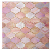 Marokkanischer Trellis Pastel Mineralien Fliese (Vorderseite)