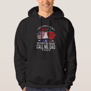 Marokkanischer Vater Marokko Vatertag Papa Marokka Hoodie