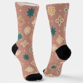 Marokkanischer Whisper - Eleganter geometrischer S Socken (Gewinkelt)