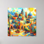 Marokkanischer Zauber in der Kunst: Aousserd Leinwanddruck (Vorderseite)