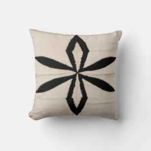 Marokkanischer Zauber: Schwarz-Weiß-Kilim-Kissen Kissen
