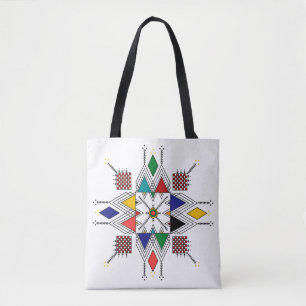 Marokkanisches Amazigh-Geometrisches Muster Trad Tasche