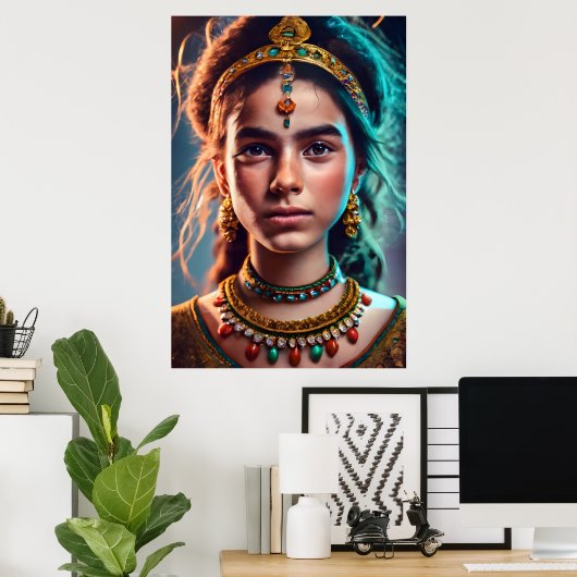 marokkanisches Amazigh Poster (Heimbüro)