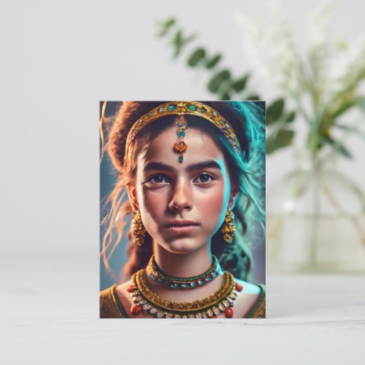 marokkanisches Amazigh Postkarte (Stehend Vorderseite)