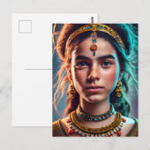 marokkanisches Amazigh Postkarte (Vorne/Hinten)