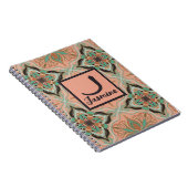 Marokkanisches Aquarell Rosa Personalisiert Notizblock (Rechte Seite)