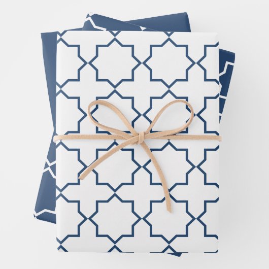 marokkanisches arabisches Muster Geschenkpapier Set (Beispiel)
