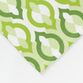 Marokkanisches Art-Muster Fleecedecke (Ecke)