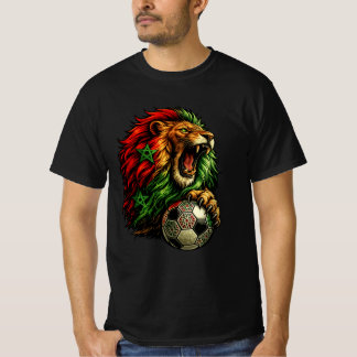Marokkanisches Atlaslöwen-Fußballmaskottchen T-Shirt