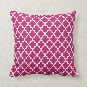Marokkanisches Beeren-Rosa des Muster-  Kissen