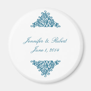 Marokkanisches Blau Magnet