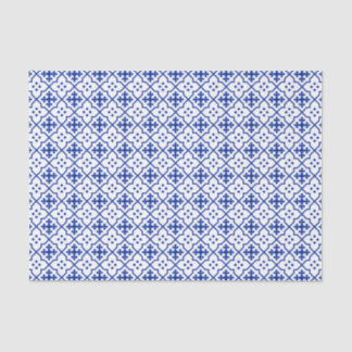 Marokkanisches Blau Seidenpapier
