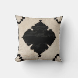 Marokkanisches Bliss: Schwarz-Weiß Kilim Kissen