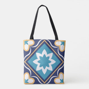 Marokkanisches Blumenmosaik Tile Elegante & Chic B Tasche