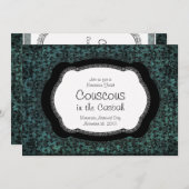 marokkanisches Couscous Belly Dancing Beduin Tent Einladung (Vorne/Hinten)