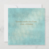 Marokkanisches Design - Einladungskarte Einladung (Rückseite)