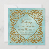 Marokkanisches Design - Einladungskarte Einladung (Vorderseite)