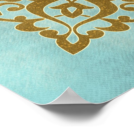 marokkanisches Design - Poster (Ecke)