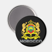 marokkanisches Emblem Magnet (Vorderseite/Rückseite)