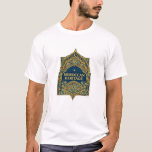 Marokkanisches Erbe Traditioneller marokkanischer T-Shirt