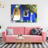 marokkanisches Fenster Leinwanddruck (Insitu (Wohnzimmer))
