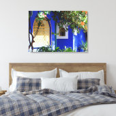 marokkanisches Fenster Leinwanddruck (Insitu (Schlafzimmer))