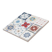 marokkanisches Flachmuster  Fliese (Seite)