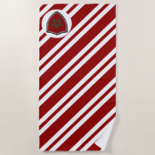 Marokkanisches Flaggenhandtuch Strandtuch (Vorderseite)