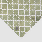 Marokkanisches Fliesen-Gitter Patterm auf Seidenpapier (Ausschnitt)