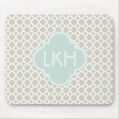 MAROKKANISCHES FLIESEN-MONOGRAMM MOUSEPAD (Vorne)