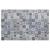 Marokkanisches Fliesen schwarz, blau, grau Stoff (Fat Quarter (45,7 x 55,9 cm))