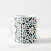 Marokkanisches Fliesenentwurfs-Tassenlicht Kaffeetasse (Vorderseite Links)