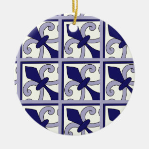 Marokkanisches Fliesenmuster #2 Keramik Ornament
