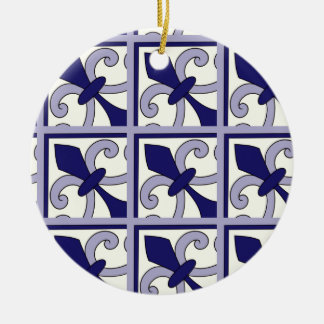 Marokkanisches Fliesenmuster #2 Keramik Ornament