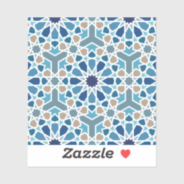 marokkanisches Fliesenmuster Aufkleber