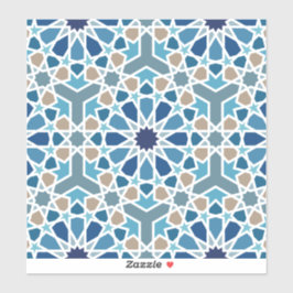 marokkanisches Fliesenmuster Aufkleber