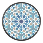 marokkanisches Fliesenmuster Eishockey Puck (Vorderseite)