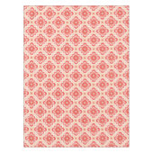 marokkanisches Fliesenmuster - Farbtöne von Korall Tischdecke (Vorderseite)