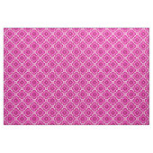 Marokkanisches Fliesenmuster - Fuchsien-Rosa Stoff (Yard (91,4 cm))
