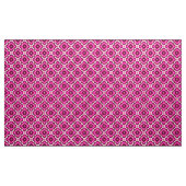 Marokkanisches Fliesenmuster, Fuchsienrosa und Sch Stoff (Yard (91,4 cm))