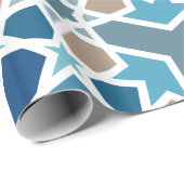 marokkanisches Fliesenmuster Geschenkpapier (Rolleneckpunkt)