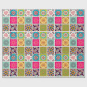 marokkanisches Fliesenmuster Geschenkpapier (Flach)